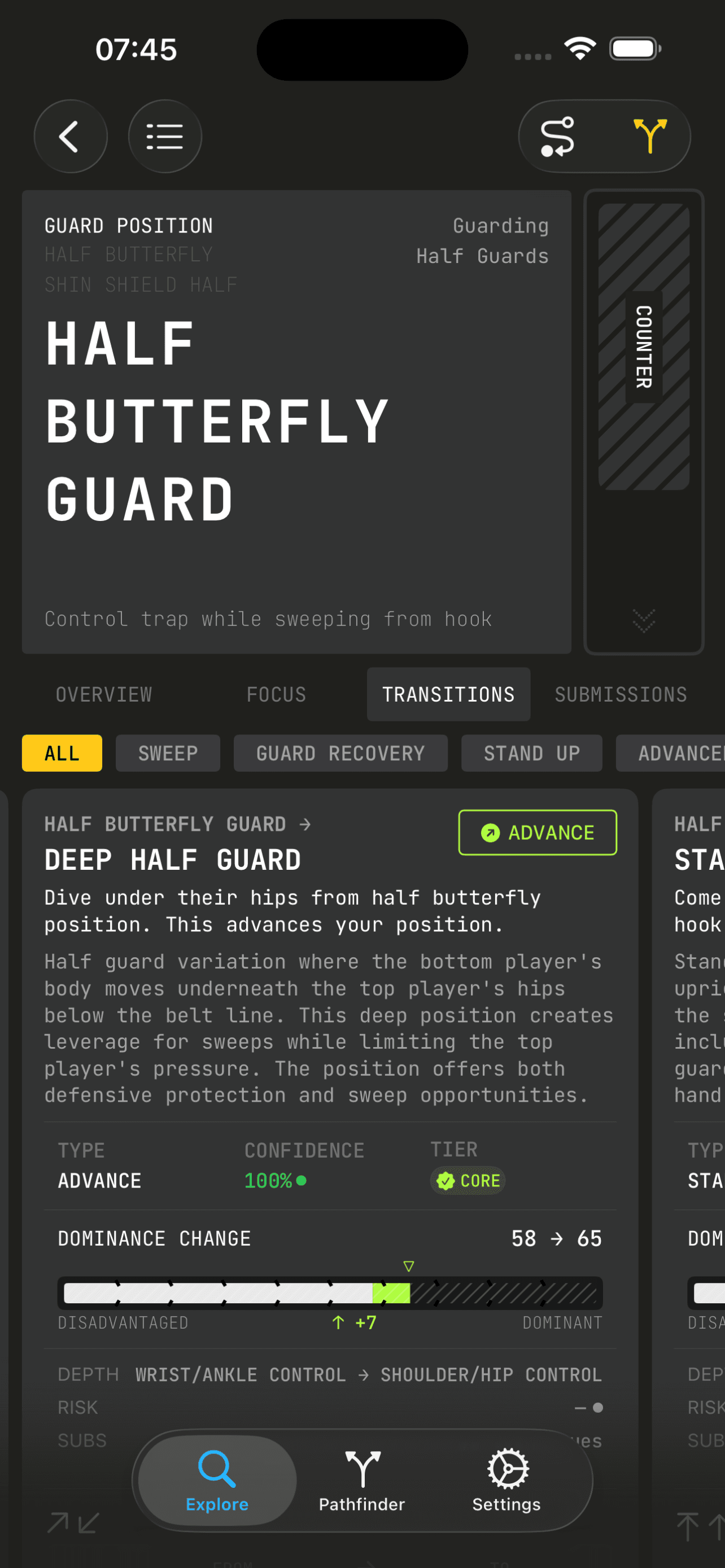 TRANSITIONS — 3,800+ linked moves.